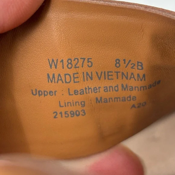 Cole Haan OriginalGrand Brown Gold Leather Slingback Sandals Size 8.5 - Picture 10 of 12